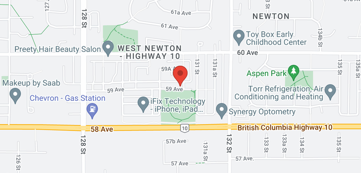 map of 13069 59 AVENUE